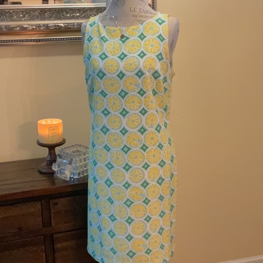 Sail to Sable Lemon Shift Dress